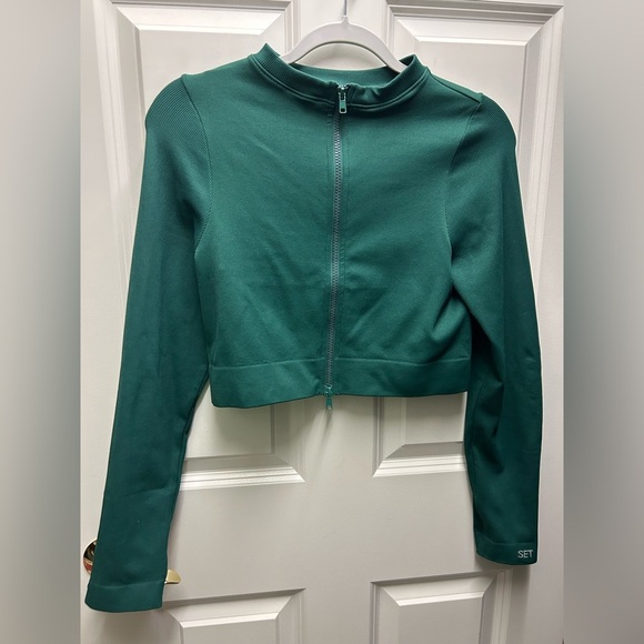 Set Active Sculptflex Sculpt Zip Up- Mojito NWOT - Picture 4 of 5